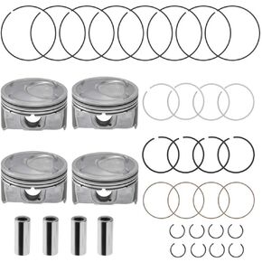 Engine Piston With Rings Kit STD 23040-2G500 23410-2G500 23410 2G501 234102G501 Compatible With 2011-2019 2.4L(10114010) in Saudi Arabia