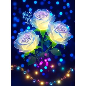 YCZO 5D Forest Butterfly Diamond Painting Kits for Adults Beginners, Full Drill Round Diamond Art Kit for Home Wall Decor, DIY Paint with Diamonds Crafts for Stress Relief, Gift for Women-13.8 "x13.8 in Saudi Arabia