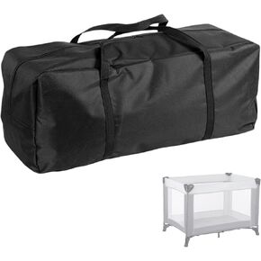 Carrying Bag Compatible with Graco Pack n Play, Foldable Nylon Replacement Travel Carrying Case, Lightweight Waterproof Storage Bag for Airplane Train Travel in Saudi Arabia