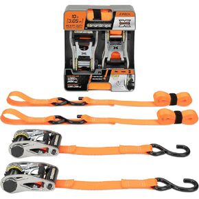 Winston PROD SmartStraps 14’ Premium Ratchet Straps, 4 Pack – 3,000lbs Break Strength, 1,000lbs Safe Work Load – Haul Heavy-Duty Loads Such As Boats and Appliances in Saudi Arabia