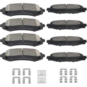 Front and Rear Ceramic Brake Pads Kits Fit for Subaru Outback Legacy 2005-2012, Forester 2009-2010, Impreza 2008 2009 2010 in Kuwait