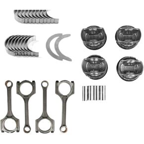 Engine Piston Ring Kit With Connecting Rods And Crankshaft Main Bearing Compatible With 2011-2020 2.0L G4NA 1.8L G4NB in Kuwait