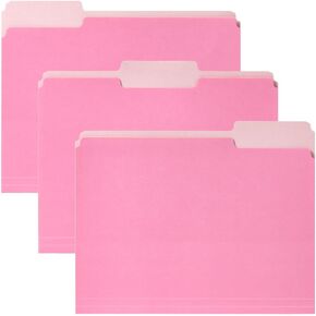 File Folders, 30 Pack Manilla Folders 8.5" x 11", Colored File Folders Home Office School Supplies for Documents Files Paper, Blue in Saudi Arabia