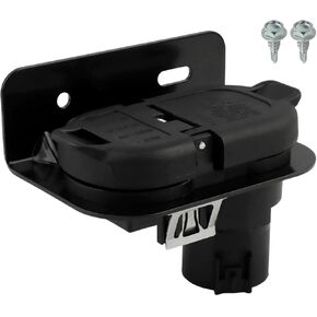 Multi-Tow Plug Wiring Kit, Trailer Brake Harness Towing, 7 Blade Round Trailer Socket and 4 Way Flat Adapter with Bracket, Compatible with F150 F250 F350 FU5Z-14489-A for RV, Camper in Kuwait