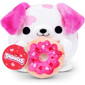 Snackles Valentine’s Edition 8-Inch Plush Toy (Dalmatian with Donut) by ZURU – Ultra-Soft Stuffed Animal with Valentine’s Snack Accessory, Collectible Cuddly Plush for Kids, Tweens, Teens & Gifting in Saudi Arabia