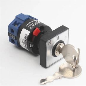 LW26-10 C02/1 Two Gear 10A 690V Single Hole 16mm Key Power Cut-Off Rotary Cam Switch Universal Conversion in Saudi Arabia