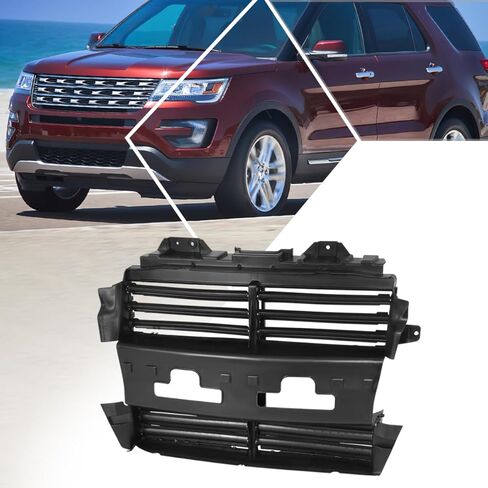 مجموعة مصراع شبكة المبرد على طراز المصنع متوافقة مع 13-19 Ford Explorer/Police Interceptor Utility in Kuwait