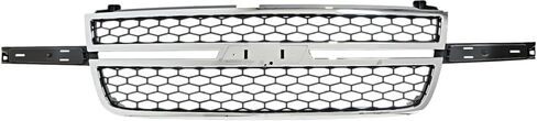 For 2003 2004 2005 2006 Chevrolet Silverado 1500 2500 3500 Grille Grill Assembly Chrome in Kuwait