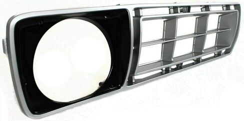 New Headlight Grille Trim Bezels Silver with Round Holes Passenger & Driver Side for Ford F100 F150 F250 F350 F500 1976-1977 Direct Replacement D6TZ8151A D6TZ8150A FO1200106 FO1200107 in Saudi Arabia