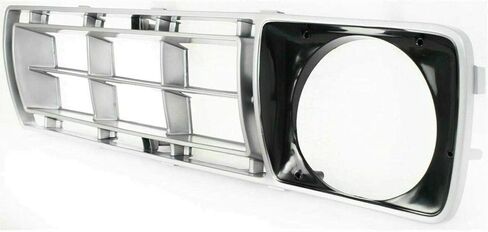 New Headlight Grille Trim Bezels Silver with Round Holes Passenger & Driver Side for Ford F100 F150 F250 F350 F500 1976-1977 Direct Replacement D6TZ8151A D6TZ8150A FO1200106 FO1200107 in Saudi Arabia