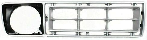 New Headlight Grille Trim Bezels Silver with Round Holes Passenger & Driver Side for Ford F100 F150 F250 F350 F500 1976-1977 Direct Replacement D6TZ8151A D6TZ8150A FO1200106 FO1200107 in Saudi Arabia