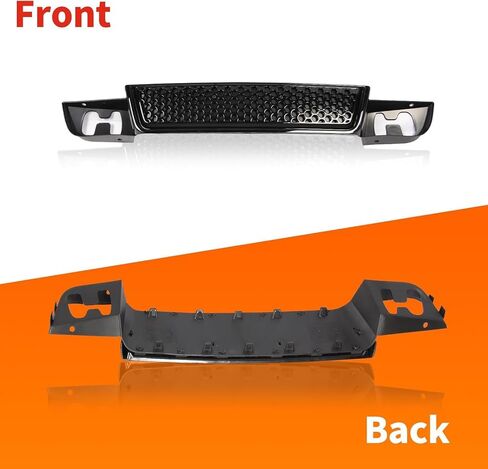 Front Lower Grille Gloss Black Compatible With 2007-2014 GMC Yukon/XL/Denali in Saudi Arabia