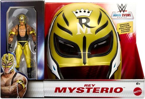 WWE Main Event Series Rey Mysterio Special Edition Role Play Action Figure and Mask Set in Saudi Arabia