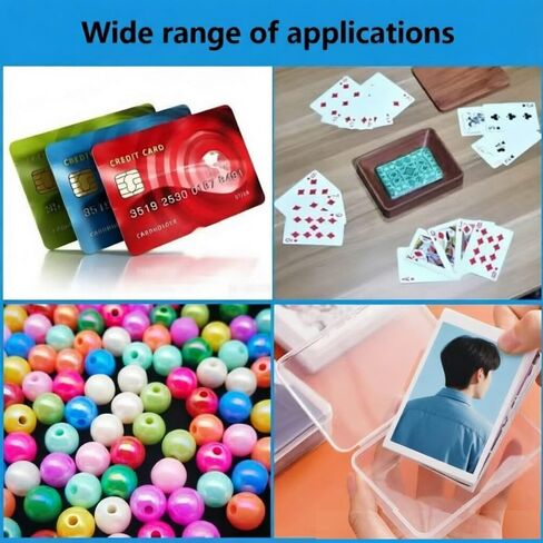 2 PCS Game Card Storage Box Compatible with UNO Cards,Playing Card Case, Card Holders,Plastic Clear Card Case (NO Cards) in Saudi Arabia