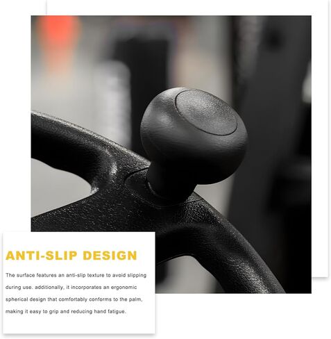 Steering Wheel Knob, 8mm Screw Car Wheel Power Handle Spinner Turning Aid Ball, Universal Non-Slip Steering Wheels Spinner Labor-Saving Rotator for Forklifts Tractors Trucks in Saudi Arabia
