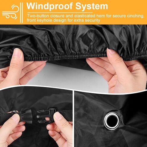 flintronic Electric Scooter Cover, Waterproof Universal E-Scooter Storage Cover with Reflective Strip & Storage Bag in Saudi Arabia