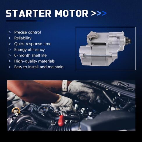 قطعة واحدة من محرك بداية K7571-61811 متوافق مع سيارة Kubota Powersport Diesel UTV (UTV) RTV1100 RTV900 898cc 2004-2012 Kubota Zero Turn Mower ZG332P ZP33OP ZP33OLP ZG332LP in Kuwait