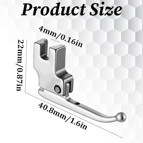 Bead Sequin Special Presser Foot, No Hammering to Break Wedding Dress Bead Fabric Metal Sewing Machine Straight Stitch Foots for Evening Gowns, Fashion Fabrics in Saudi Arabia