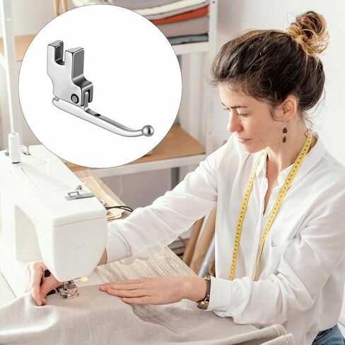 Bead Sequin Special Presser Foot, No Hammering to Break Wedding Dress Bead Fabric Metal Sewing Machine Straight Stitch Foots for Evening Gowns, Fashion Fabrics in Saudi Arabia