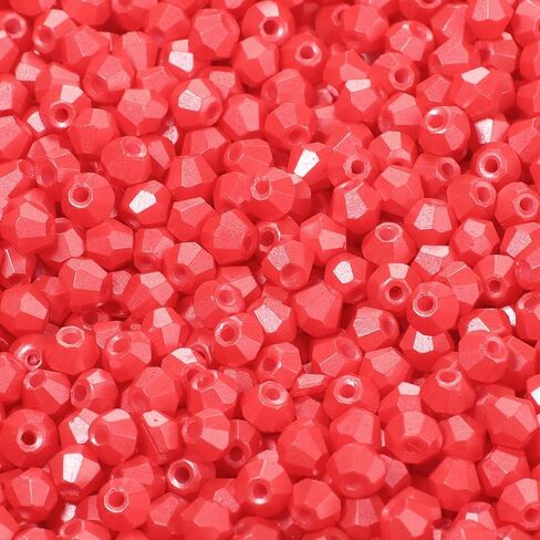 1000pcs 4mm Brown Glass Beads for Jewelry Making, Spacer Faceted Bicone Crystal Beads for Bracelet Earring Necklace Arts and Crafts, DIY, Bulk, Gift for Friends. in Kuwait