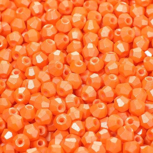 1000pcs 4mm Brown Glass Beads for Jewelry Making, Spacer Faceted Bicone Crystal Beads for Bracelet Earring Necklace Arts and Crafts, DIY, Bulk, Gift for Friends. in Kuwait