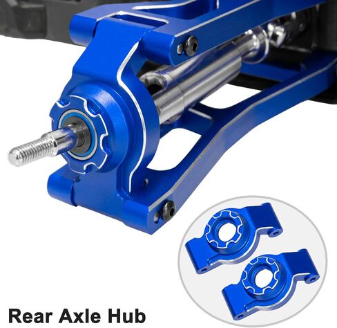 Aluminum Suspension Arms Front Rear and Upper Lower Suspension Arms for Traxxas 1/16 Mini XRT Monster Truck Upgrade (Blue) in Saudi Arabia