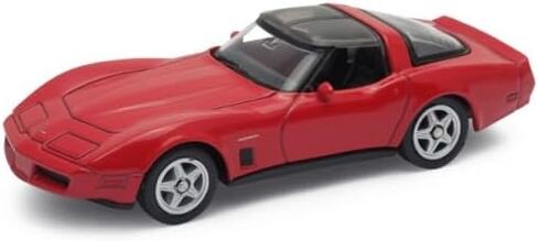 OPO 10 - Miniature car Compatible with 1982 Chevrolet Corvette, 1:64 Scale, 3 inches (7.5cm), Welly SUP19 in Kuwait