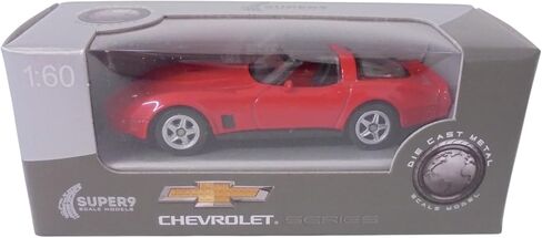 OPO 10 - Miniature car Compatible with 1982 Chevrolet Corvette, 1:64 Scale, 3 inches (7.5cm), Welly SUP19 in Kuwait