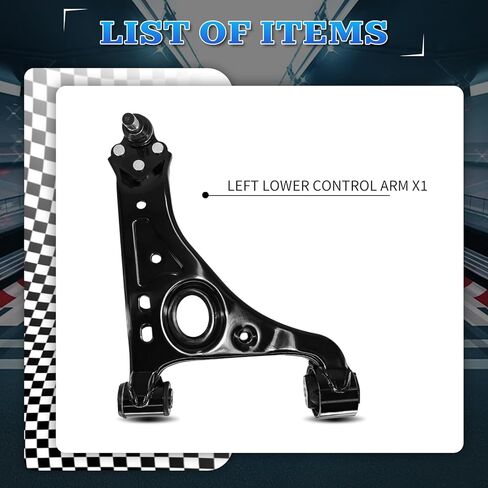 POWERGEAR Driver Side Front Left Lower Control Arm With Ball Joint Fits For 2013-2022 Chevrolet Trax Buick Encore 2014 2015 2016 2017 2018 2019 2020 2021 in Kuwait