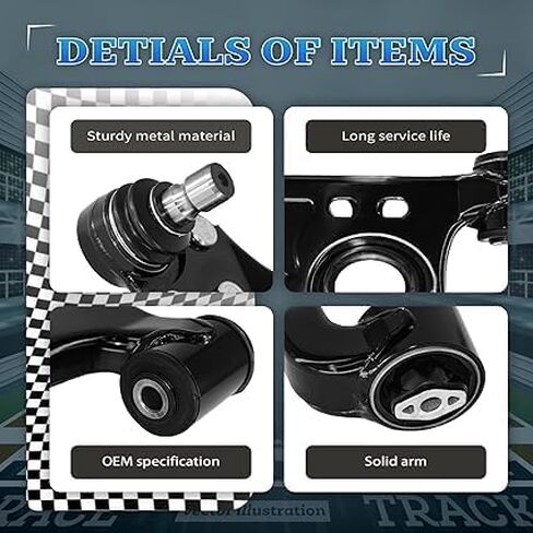 POWERGEAR Driver Side Front Left Lower Control Arm With Ball Joint Fits For 2013-2022 Chevrolet Trax Buick Encore 2014 2015 2016 2017 2018 2019 2020 2021 in Kuwait