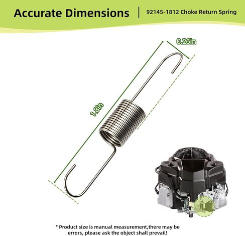 92145-1812 زنبرك عودة الاختناق متوافق مع محركات سلسلة Kawasaki FR FS FX، يستبدل 92145-7058، يناسب 651V 691V 730V- 4Pack in Kuwait
