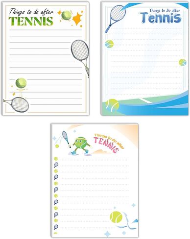 3pcs -150 pages Funny Tennis-Memo Notepads - Funny Tennis Gifts - Cute Note Pads, Mother-day Gifts Stick Anywhere – Capture Every Idea, Mothers Day in Saudi Arabia