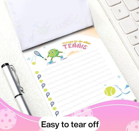 3pcs -150 pages Funny Tennis-Memo Notepads - Funny Tennis Gifts - Cute Note Pads, Mother-day Gifts Stick Anywhere – Capture Every Idea, Mothers Day in Saudi Arabia