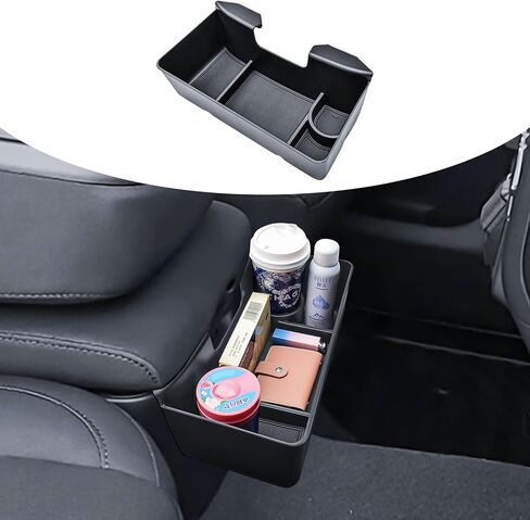 صندوق منظم معلق لوحدة التحكم المركزية متوافق مع ملحقات 2019-2025 2026 Chevy Silverado/GMC Sierra 1500 و2020-2026 Silverado/Sierra 2500HD 3500HD، مقعد مقعد منفصل فقط in Kuwait