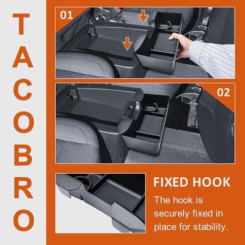 صندوق منظم معلق لوحدة التحكم المركزية متوافق مع ملحقات 2019-2025 2026 Chevy Silverado/GMC Sierra 1500 و2020-2026 Silverado/Sierra 2500HD 3500HD، مقعد مقعد منفصل فقط in Kuwait