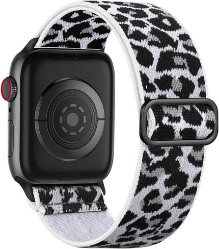 Maledan Stretchy Solo Loop Compatible with Apple Watch Band Women Men 40mm 44mm 45mm 41mm 38mm 46mm 49mm 42mm,Soft Nylon Elastic Braided Strap Wristband for iWatch Series 10 9 8 7 6 5 4 3 2 1 SE Ultra in Saudi Arabia