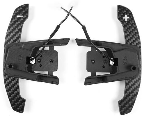 TDD Steering Wheel Magnetic Paddle Shifter Compatible with Golf 7 Volkswagen MK7 MK7.5 GTI Golf R Scirocco Blue Forged Carbon Fiber Paddle Shifter (Type 8) in Kuwait