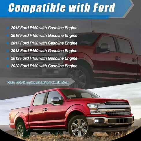 VLAND Front Engine Splash Shield Compatible with 2015-2024 Ford F-150 (Not fit 3.0L Diesel/PowerBoost/Raptor Model) Manganese Steel Underbody Guard Cover Skid Plate Replaces ML3Z-7222-D ML3Z-7222-E in Kuwait