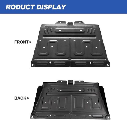 VLAND Front Engine Splash Shield Compatible with 2015-2024 Ford F-150 (Not fit 3.0L Diesel/PowerBoost/Raptor Model) Manganese Steel Underbody Guard Cover Skid Plate Replaces ML3Z-7222-D ML3Z-7222-E in Kuwait