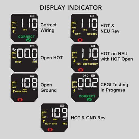 Circuit Breaker Finder Detector with LCD Display, AI Smart Mode, GFCI Outlet Tester, Electrical Circuit Tracer Tool with NCV Test – Includes Carrying Case and Adapters, Rechargeable Function in Kuwait