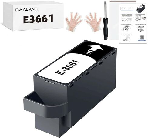 T3661 Ink Maintenance Box for XP-6100 XP-15000 XP-970 XP-6000 XP-8500 XP-8600 XP-8700 Expression Premium Photo Printer T366100/T366100/T3661 Ink Maintenance Box, 1-Pack in Saudi Arabia