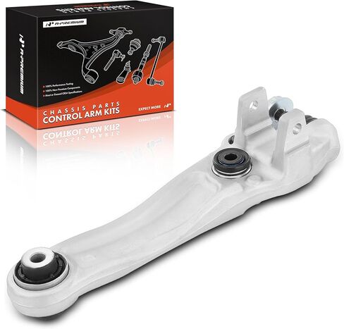 A-Premium Front Right Rearward Lower Control Arm, with Ball Joint & Bushing, Compatible with Jaguar XE 2017-2020, XF 2016-2022, RWD in Kuwait
