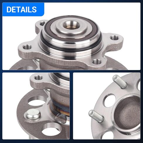 Autoround 512322 Rear Wheel Bearing and Hub Assembly Fit for 2006-2012 Honda Civic Hybrid, 2009-2012 Civic Hybrid-L, 5 Lugs w/ABS in Kuwait