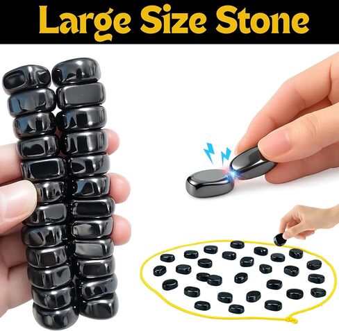 NCA - Large Magnetic Chess Game with String | Magnet Game with 20 pcs Stone | Strategy Puzzle Game for Family Party Travel, 2 Player Tabletop Strategy Games, Magnet Board Game Party Favors for Adults in Kuwait