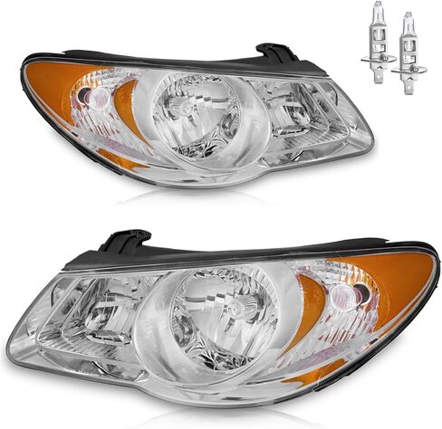 Headlights for 2007-2010 Hyundai Elantra (Bulbs included) in Kuwait
