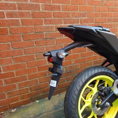 مؤشرات إشارة الانعطاف الأمامية أو الخلفية للدراجة النارية متوافقة مع Kawasaki Ninja 250R 650 Vulcan S KLX250S KLX 250SF 250 وYamaha XT660X 660R MT-03 (شفاف) in Kuwait