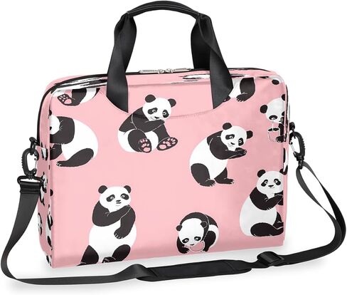 Laptop Bag Funny Panda Animal Laptop Case Sleeve Messenger Bags with Shoulder Strap Briefcase for Laptop 13 14 14.5 15.6 16 in in Saudi Arabia