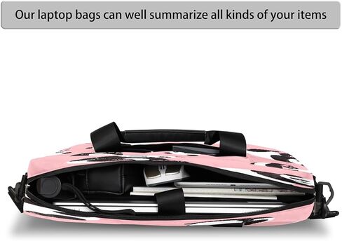 Laptop Bag Funny Panda Animal Laptop Case Sleeve Messenger Bags with Shoulder Strap Briefcase for Laptop 13 14 14.5 15.6 16 in in Saudi Arabia