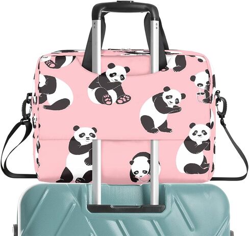 Laptop Bag Funny Panda Animal Laptop Case Sleeve Messenger Bags with Shoulder Strap Briefcase for Laptop 13 14 14.5 15.6 16 in in Saudi Arabia