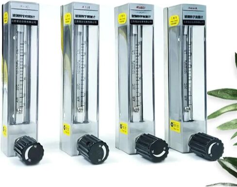 Pagoda hose connected glass rotor flowmeter DK800 10F304 stainless steel float adjustable water oxygen(5-45L min 8mm) in Kuwait